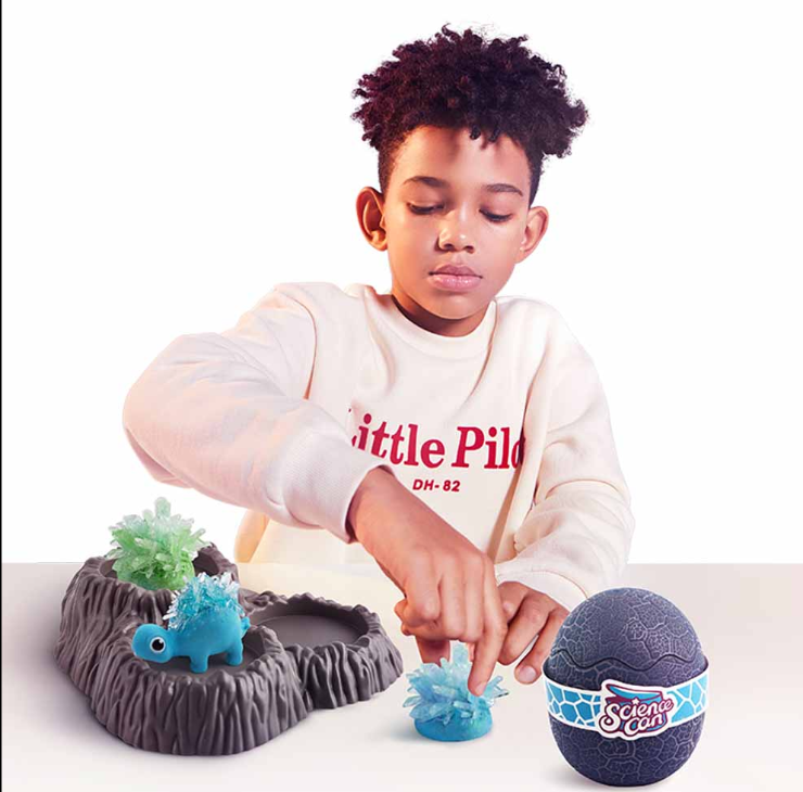 TopBright – Crystal Dinosaur Growing Kit – Stegosaur