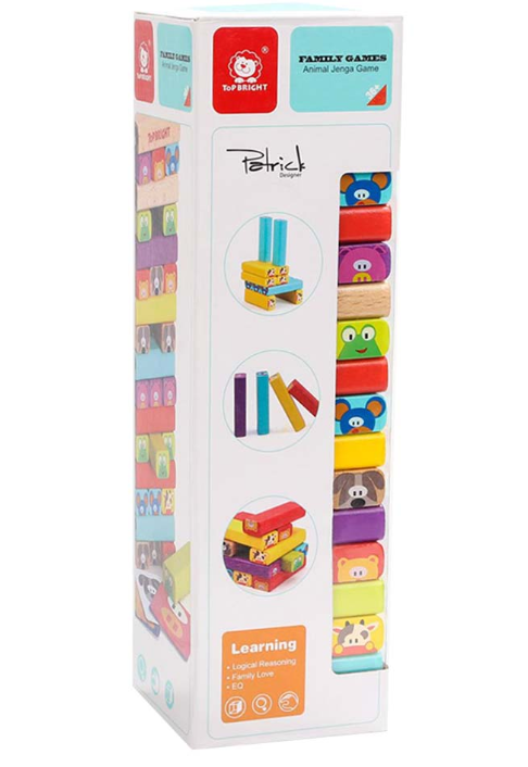 TopBright - Animal Jenga Game