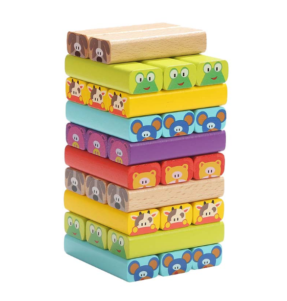 TopBright - Animal Jenga Game