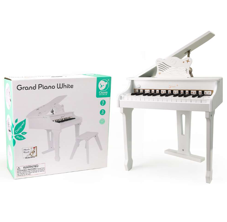 Classic World - Grand Piano - White