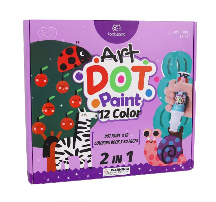 TookyToy - Dot Paint - 12 Colour