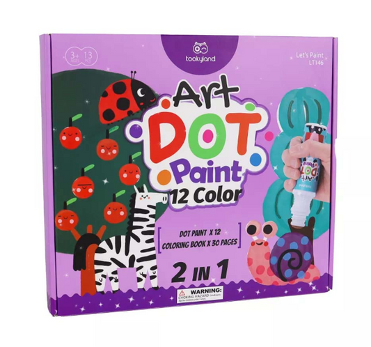 TookyToy - Dot Paint - 12 Colour