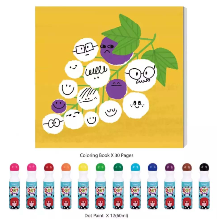 TookyToy - Dot Paint - 12 Colour