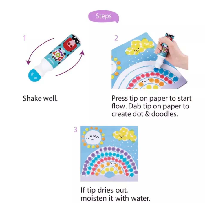 TookyToy - Dot Paint - 12 Colour