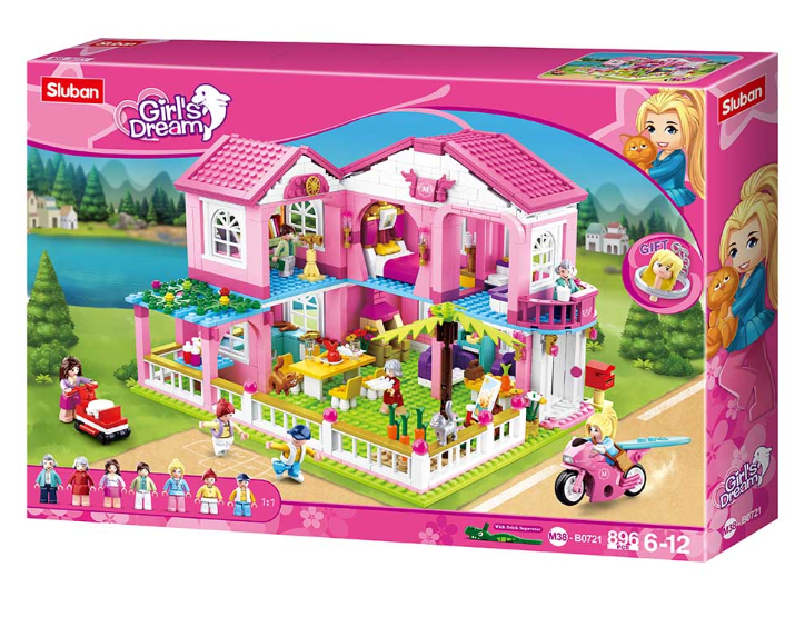 Sluban - Girls Dream - Villa - 896pcs
