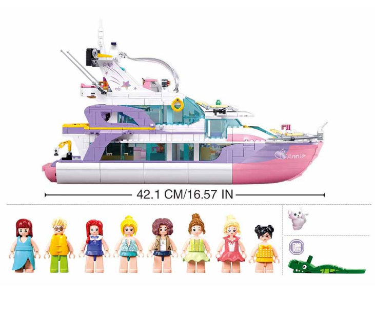 Sluban - Girls Dream - Yacht - 1108pcs